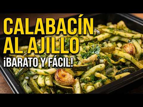 Calabacín al ajillo: El acompañamiento BARATO y gourmet que siempre sale bien