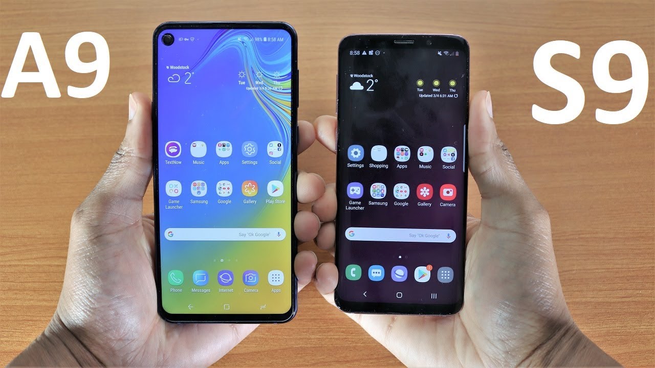 Samsung Galaxy A9 2019 Vs Galaxy S9 Speed Test