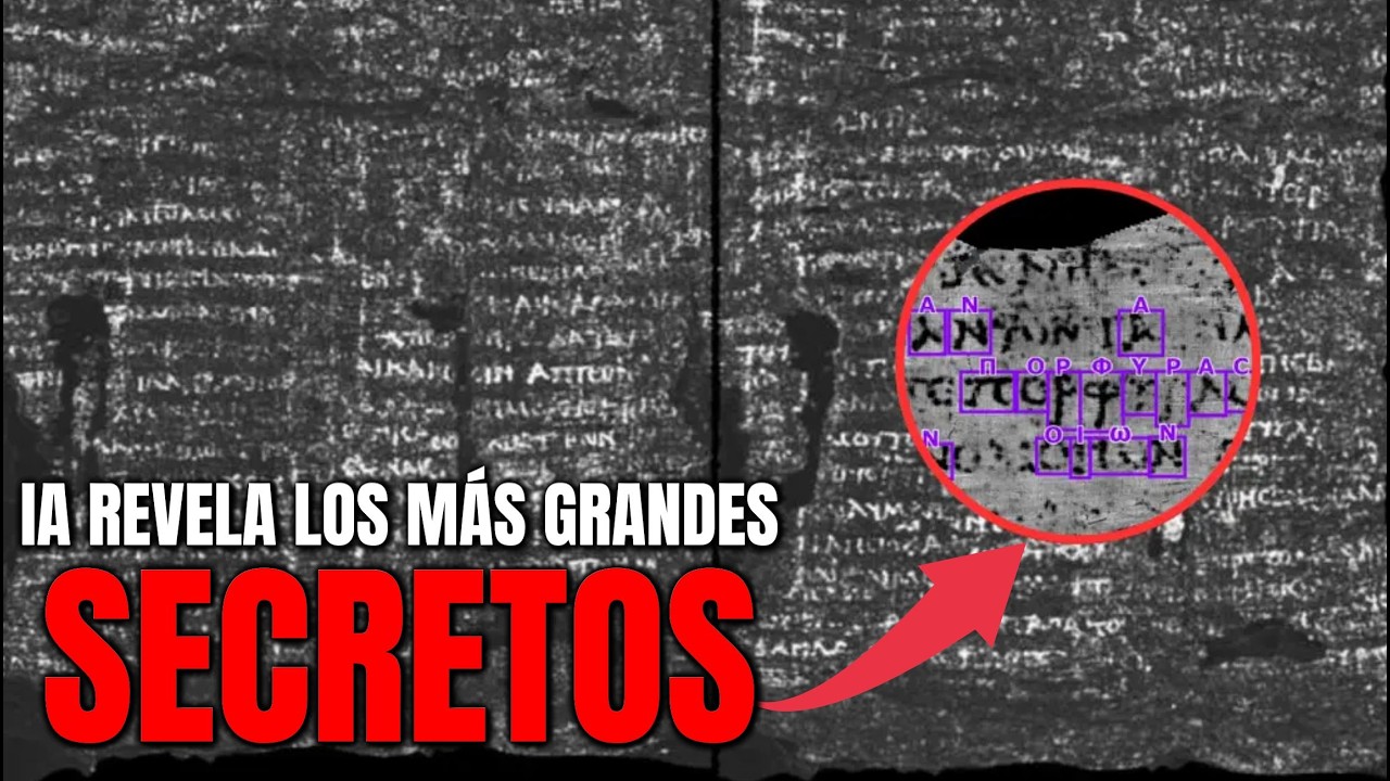 VAN A REVELAR MENSAJES SECRETOS, CÓDIGOS OCULTOS y LENGUAJES ANTIGUOS con IA