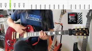 Buried Myself Alive - The Used (Guitar lesson with Tabs) the easiest  way to play using whammy