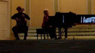 J. S. Bach - Air in D - cello & piano version (Orchestral Suite No.3, BWV 1068, II mvt)