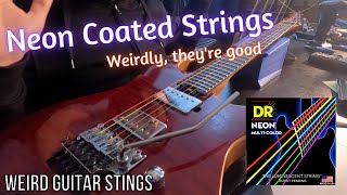 Video thumbnail for Neon Coated Strings. How Good Can They Be? | Weird Guitar Strings by JLAndersonMusic
