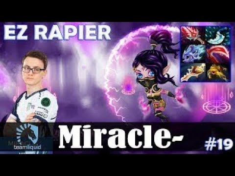 Miracle - Templar Assassin MID | EZ RAPIER | Dota 2 Pro MMR Gameplay #19