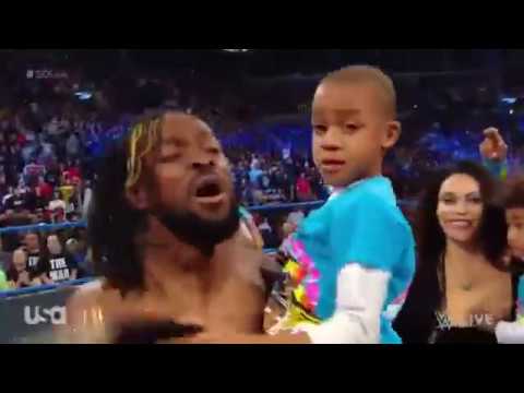 WWE new day vs the bar