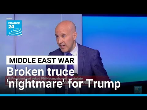 Israel, Iran trade strikes for first time since truce in 'self-created nightmare for Trump'