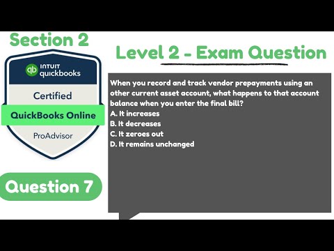 When you record and track vendor prepayments using an other current asset account