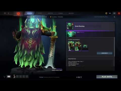 Dota 2: Wraith King - Grim Destiny Cache Set Preview