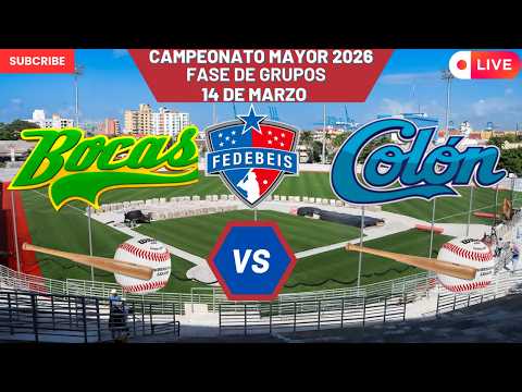 ⚾️Bocas del Toro vs Colón⚾️Dónde Verlo EN VIVO⚾️Campeonato Nacional de Béisbol Mayor 2026
