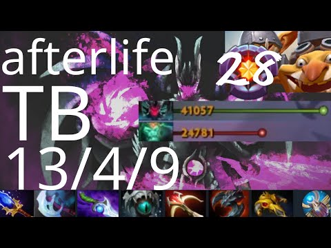 afterlife Terrorblade vs Axe, Lina, Wraith King - 21back, no bkb but diff - dota2