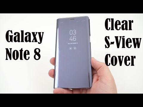 Samsung Official Clear S-View Flip Cover for Galaxy Note 8