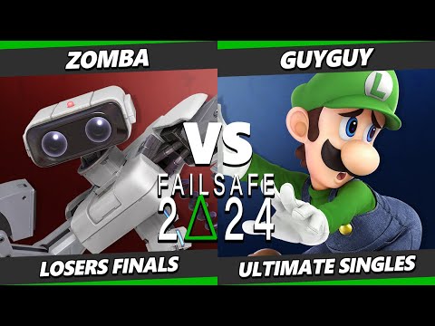 Failsafe Winter 2024 Losers Finals - Zomba (ROB) Vs. GuyGuy (Luigi) Smash Ultimate - SSBU