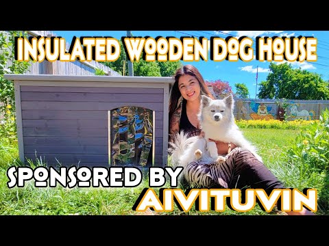 Product Showcase Sponsored by Aivituvin - A Large Insulated Wooden Dog House