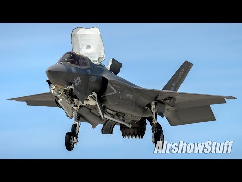 F-35, AV-8B, A-10, F-5s, Warbirds, and more! MCAS Yuma Airshow 2019 Highlights