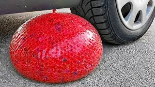 ORBEEZ COCA COLA BALLOON VS CAR, Coca Cola Zero, PowerAde, Fanta, Sprite, Fruko and Mentos Diff Unde
