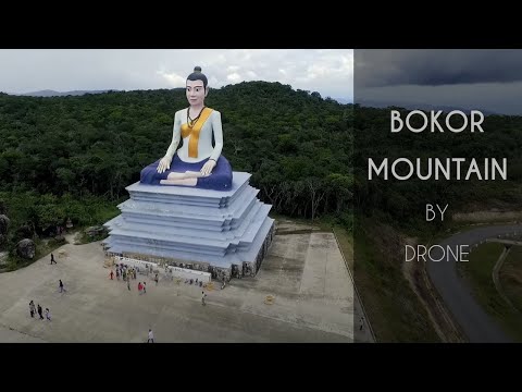 Bokor mountain by drone