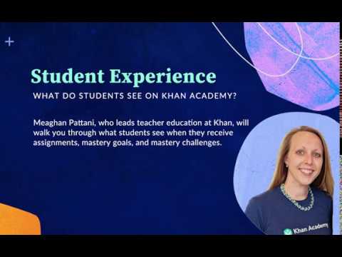 カーンアカデミー学生体験ツアー (Tour of the Khan Academy student experience)