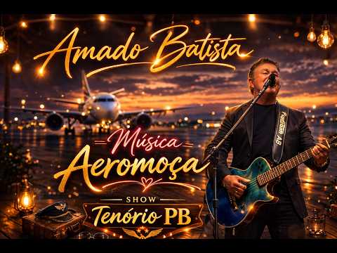 Amado Batista Aeromoça ao vivo em Tenório Paraíba - 2014