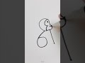 Number 6 Becomes Monkey Shorts