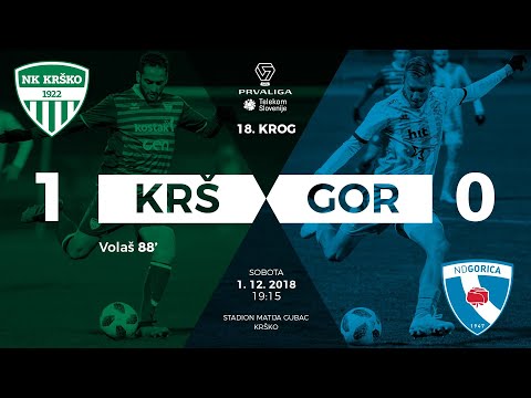 18.krog: Krško - Gorica 1:0 ; Prva liga Telekom Slovenije 2018/2019
