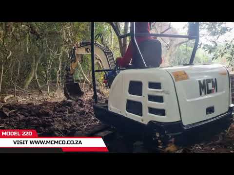 Mini Excavators Get The Job Done! MCM 22D Model In Action
