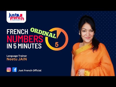 Les Nombres Ordinaux - French Ordinal Numbers [Just 5 Minutes French]