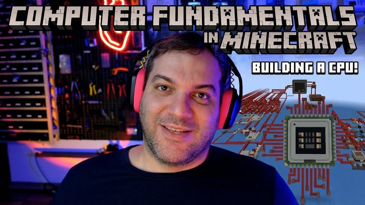 Aprenda COMO FUNCIONA UM PROCESSADOR jogando Minecraft
