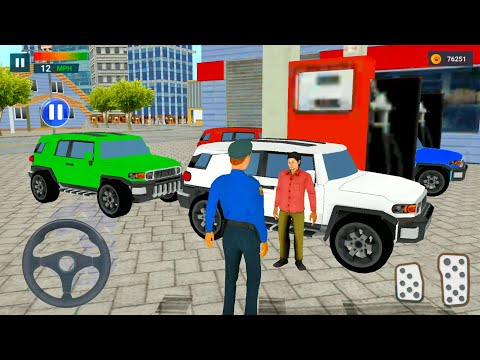 Police Officer Job Simulator #2 - Sheriff Of The Town Drives A Car - Android Gameplay