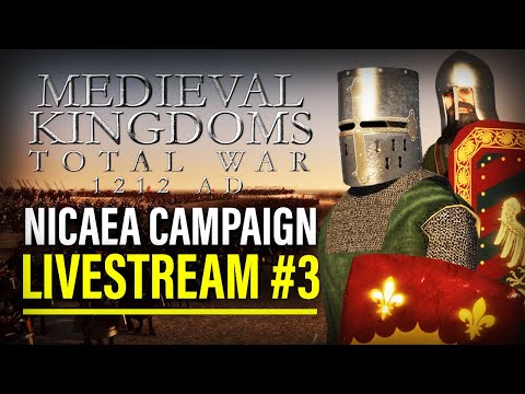 WAR AGAINST THE TURKS! - Nicaea Campaign #3 | Medieval Kingdoms 1212 AD Total War