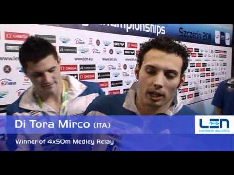 EC Szczecin 2011: Di Tora Mirco Scozzoli Fabio Facchinelli Paolo Orsi Marco