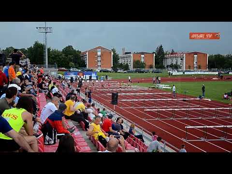 Prvenstvo Srbije u atletici 2018 - 100m prepone, žene FINALE 🇷🇸