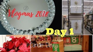 Vlogmas Day 1 || SHOPPING || 8.95 Candles  JAM PACK DAY
