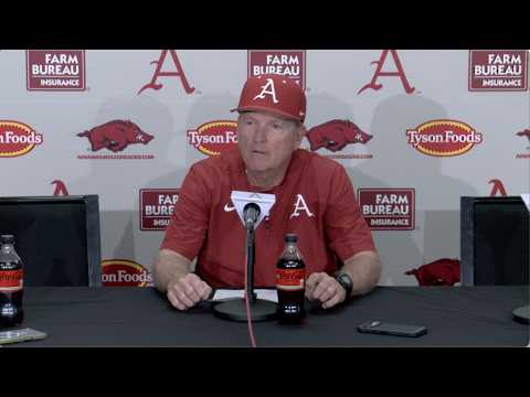 Dave Van Horn postgame –  Arkansas 10, Oral Roberts 2