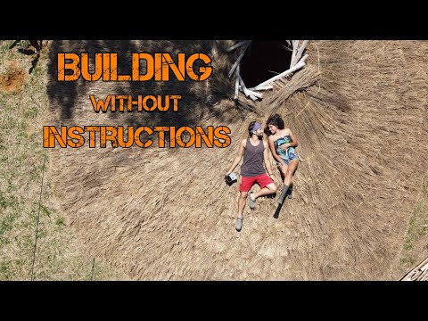 How To Build A Thatch Roof | Tiny Home | Cob House