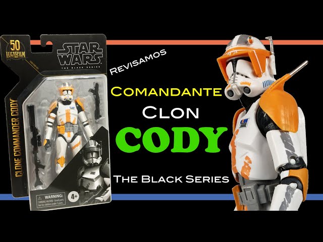 Vídeo relacionado con Star Wars The Black Series, Comandante clon Cody, Casco electrónico Premium para Juego de rol de Adultos
