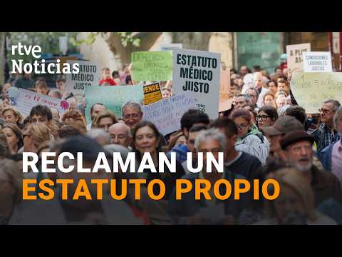 Vaga de metges: Protestes a tot Espanya a la tercera setmana d'aturades de l'any