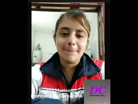 Daiana Moriconi, Bombera de Carcaraña y un segundo puesto internacional