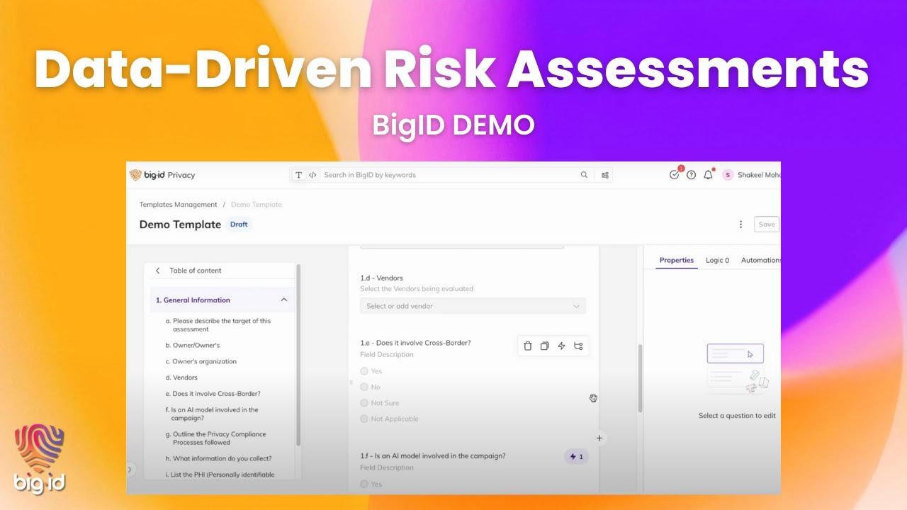 BigID tutorial