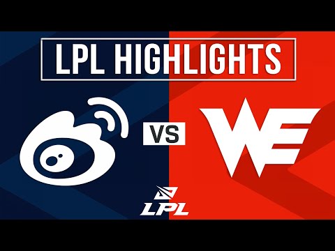 WBG vs WE Highlights ALL GAMES | LPL 2025 Split 3 | Weibo Gaming vs Team WE