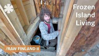 Couple's off-grid living on Nordic island II: preparing for winter at 63° N