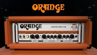 Video thumbnail for Orange Crush Pro 120 Head | Gear4music demo by Gear4music Guitars