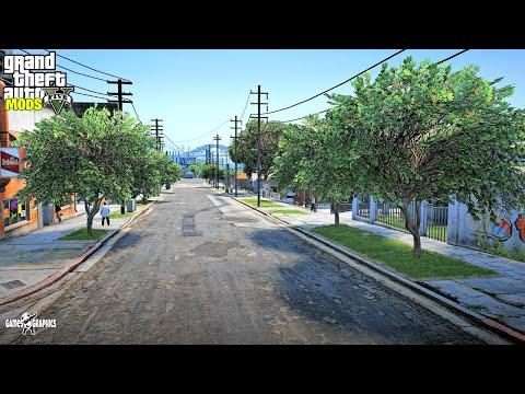 How to install Los Angeles Nature (2021) GTA 5 MODS