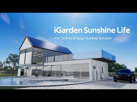 Fairland iGarden™ Solar Energy Storage System, Strong Solar Power for 20x Saving iGarden