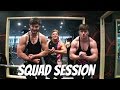 Squad Session: Raw Chest & Triceps Bodybuilding Session
