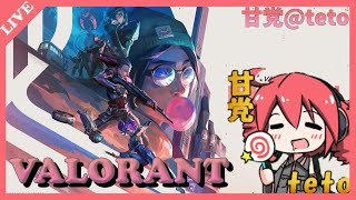 【VALORANT】　コンペ！ ソロ！【甘党@teto】