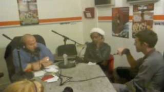 Junior Culture and Taj weekes at party Time Radio Show   18 Sept 2011