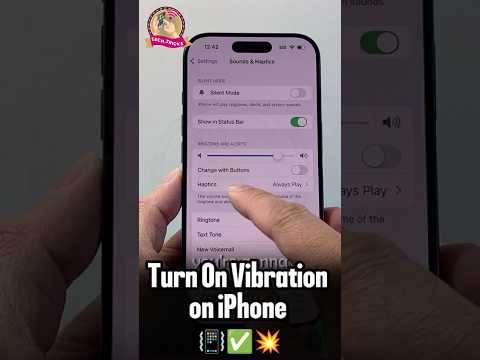 🔊 How to Turn On Vibration on iPhone (iOS 18) 📱