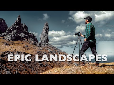 LANDSCAPE PHOTOGRAPHY, Climbing Mountains & RACING a Famous TRAIN! (4K)