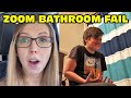 Kid Uses Bathroom During Zoom Trolls Teacher Online Class Online School Trolling Zoom