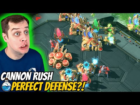 Suddenly Anti-Cannon Rush EXPERTS?! | Cannon Rush in Grandmaster #12 StarCraft 2