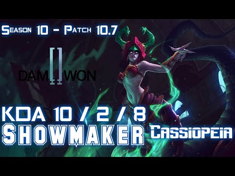 DWG Showmaker CASSIOPEIA vs LUCIAN Mid - Patch 10.7 KR Ranked
